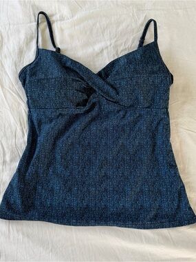 Navy Blue Denim Cami Top